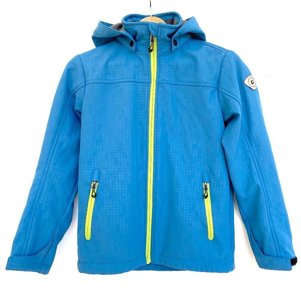 Killtec Boys Blue Softshell Hooded Jacket Size 12
